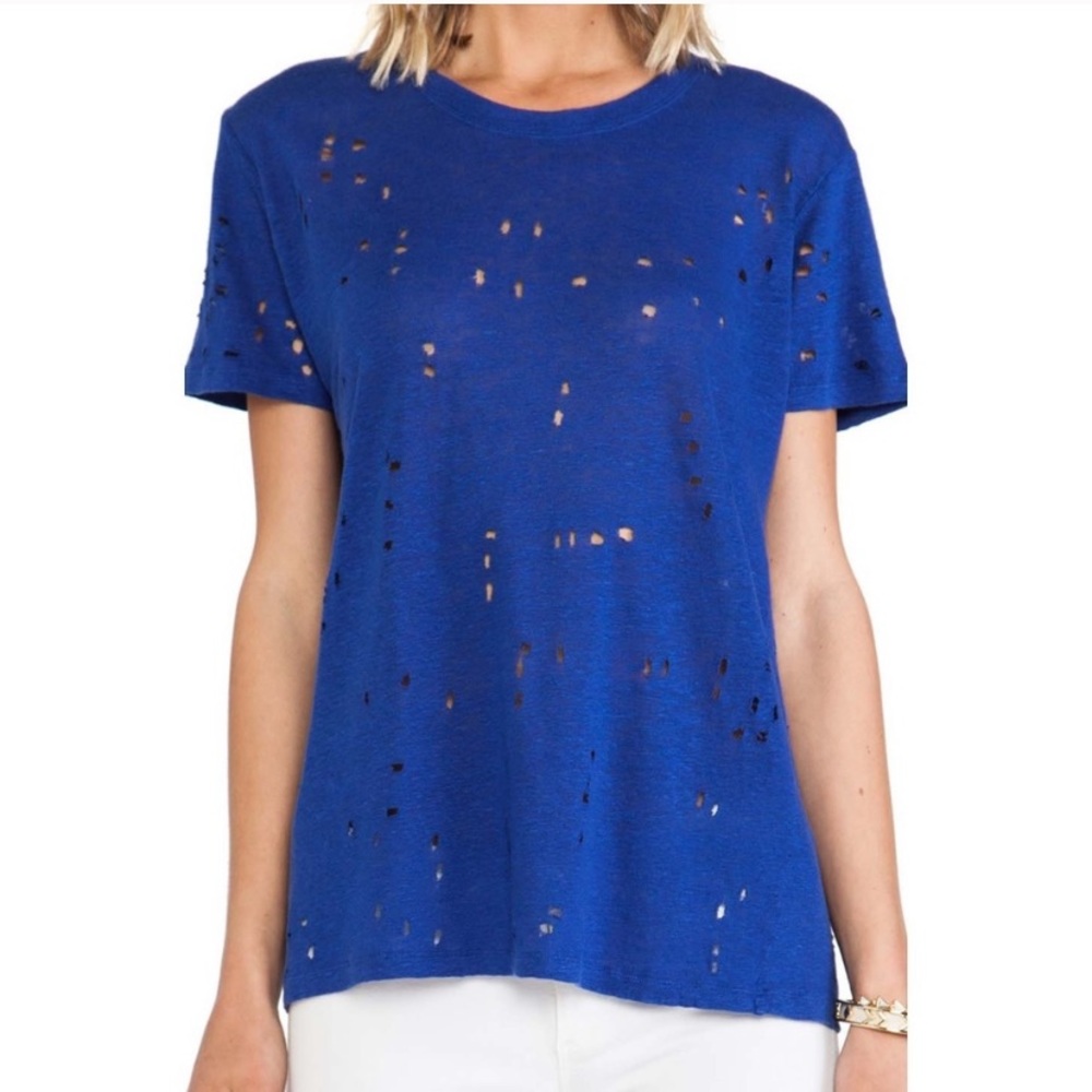Oversized distressed T-shirt